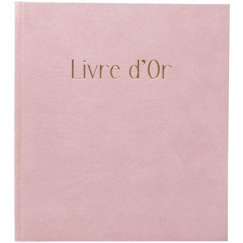 Illustration de : Livre d'or 140 pages tranche or Skandi - 21 x 19 cm - Exacompta