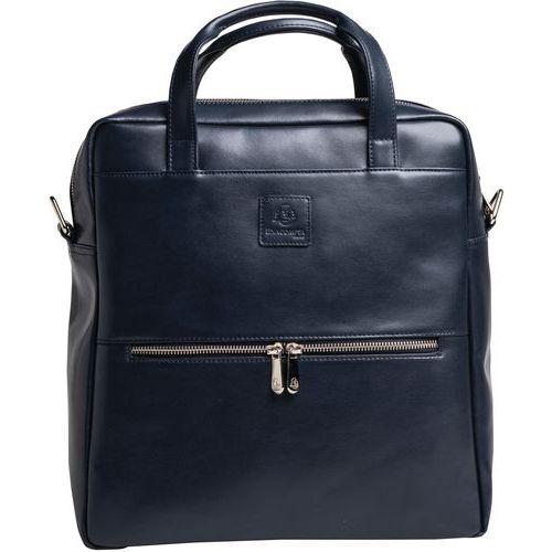 Sac à dos ordinateur Exactive Cuir - Bleu thumbnail image 1