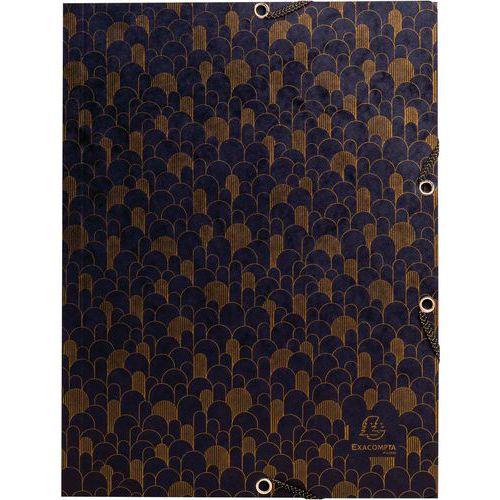 Illustration de : Chemise à élastique 3 rabats Néo Déco - Lot de 60 assortis - Exacompta