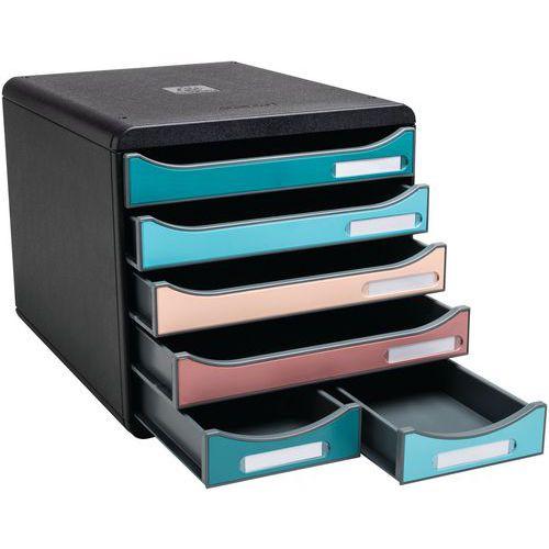 Illustration de : Module de classement 6 tiroirs Big Box Maxi Skandi - Exacompta