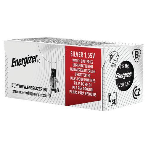 Illustration de : Pile bouton oxyde argent 395-399 - Lot de 2 - Energizer