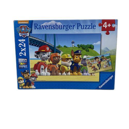 Illustration de : Puzzle - Paw Patrol - 2 x 24 pièces - Reconditionné - Ravensburger