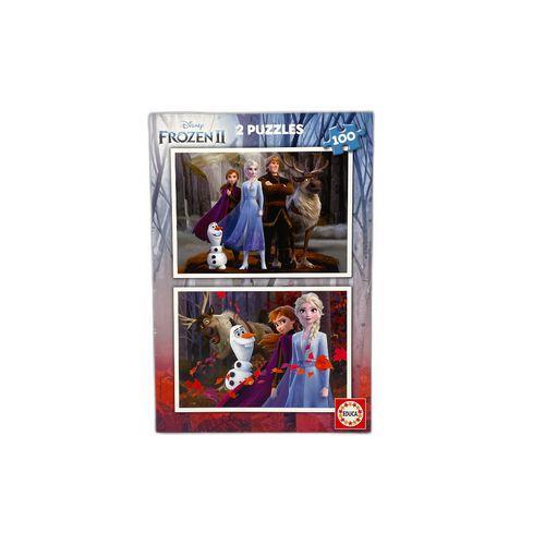 Puzzle Disney - frozen II - 2 x 100 pièces - Reconditionné thumbnail image 1