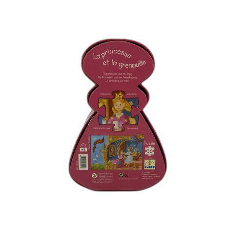 Illustration de : Puzzle - La princesse et la grenouille - Reconditionné - Djeco
