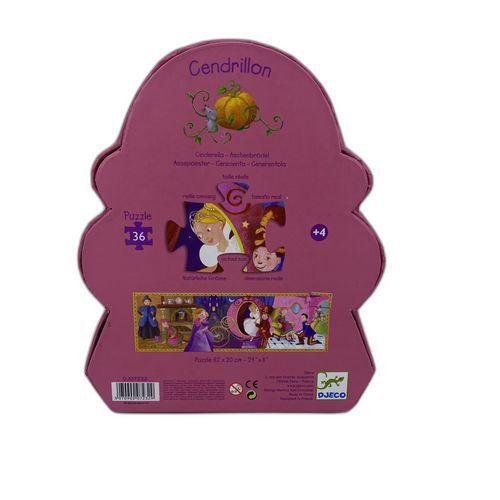 Illustration de : Puzzle - Cendrillon - 36 pièces - Reconditionné - Djeco