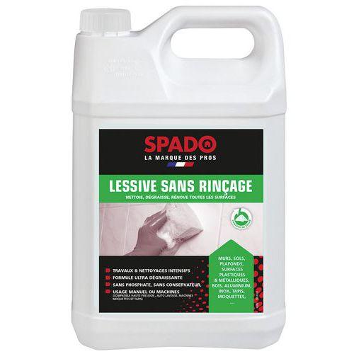 Illustration de : Lessive gros travaux sans rinçage - 1L et 5L - Spado