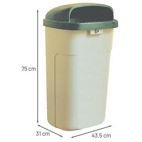 Illustration de : Poubelle Classique – 50 L