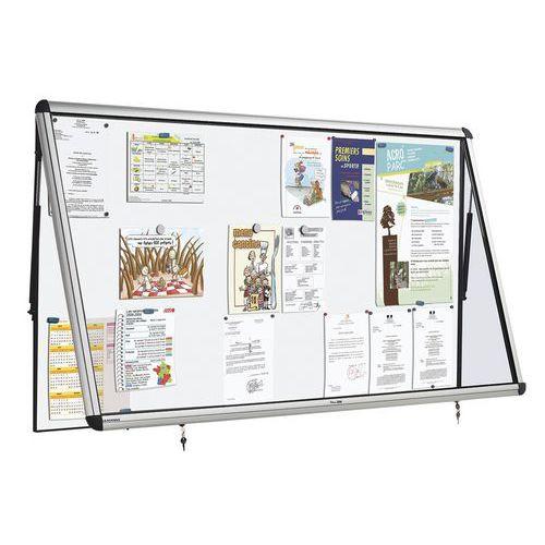 Vitrine porte relevable 15 A4 L/H : 99,5 x 115,5 cm thumbnail image 1