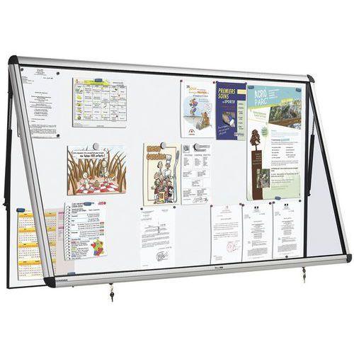 Illustration de : Vitrine affichage extérieur porte relevable Ulmann