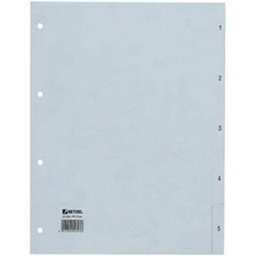 Lot de 6 Intercalaires en plastique, chiffres, A4, 1-31, PP, thumbnail image 1