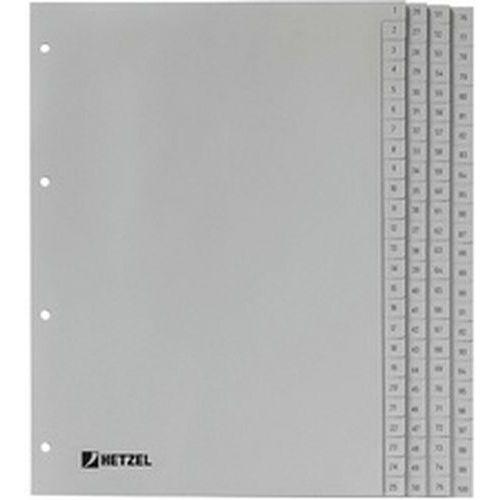 Illustration de : Intercalaires en plastique, à chiffres