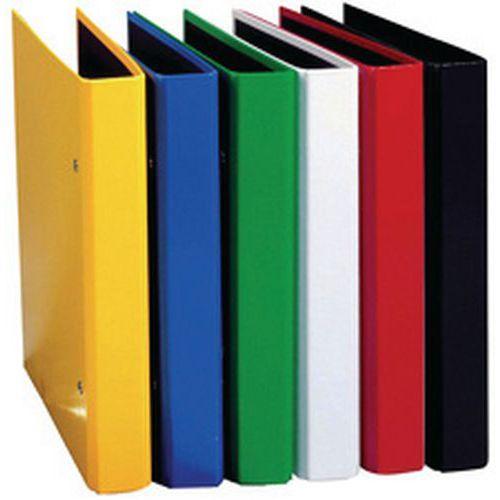 Illustration de : Classeurs à anneaux Basic Colours, mécanisme à 2 anneaux