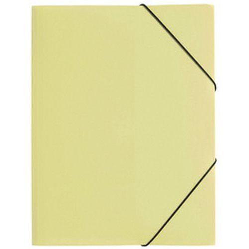 Lot de 6 Chemise à élastique, A4, en PP, jaune thumbnail image 1