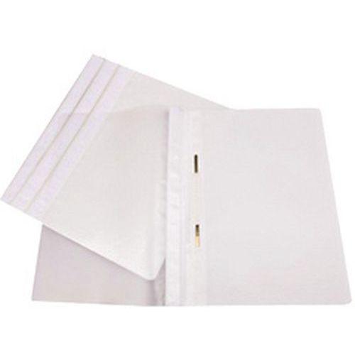 Lot de 1250 Chemise à lamelles, A4, film PP, blanc thumbnail image 1