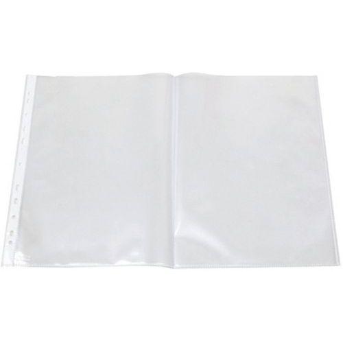 Illustration de : Pochette perforée, A3 transversal, film PP, grainé