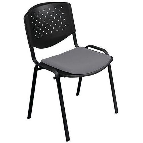 Illustration de : Chaise Prisma empilable