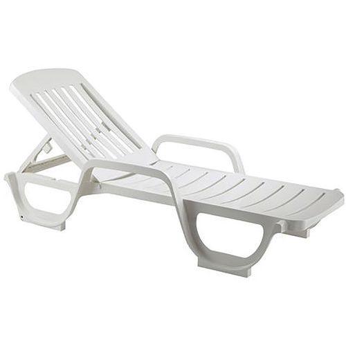 Bain de soleil Miami 190 cm - blanc thumbnail image 1