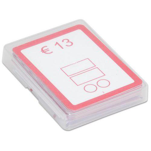 Illustration de : Lot de 25 cartes pour la monnaie