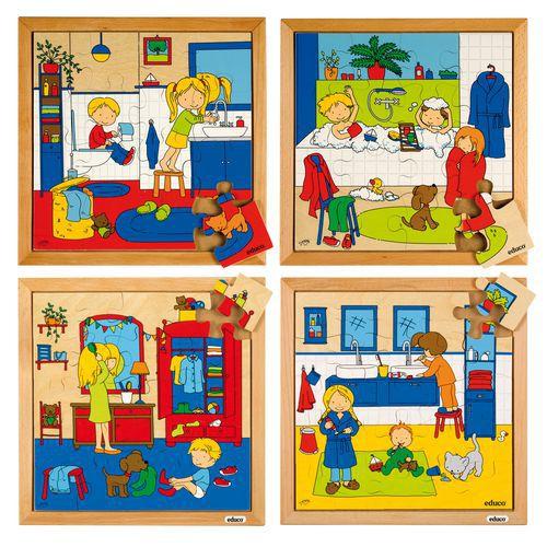 Puzzles d'hygiène - ensemble de 4 thumbnail image 1