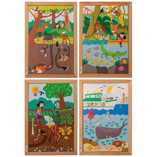 Puzzles au-dessus et en dessous, 28-35 pièces thumbnail image 1