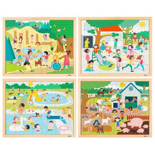Puzzles à assembler - ensemble de 4 thumbnail image 1