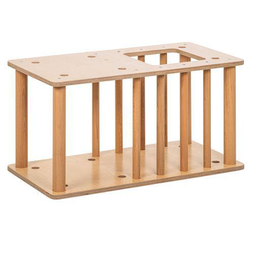 Illustration de : Double cube rampant avec 12 barres - Educo