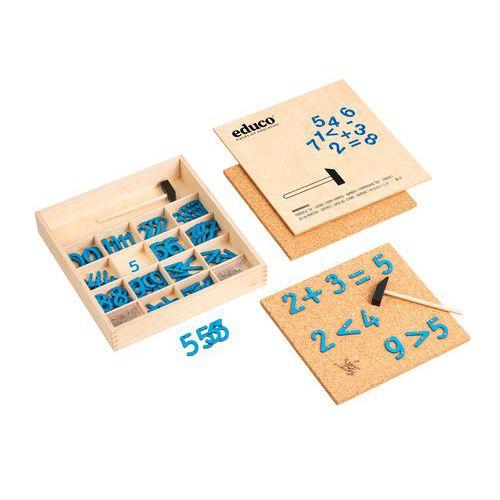 Illustration de : Marteau joyeux - chiffres - Educo