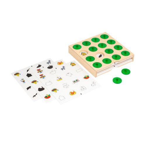 Illustration de : Chercher et trouver - ombre et contour - Educo