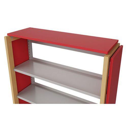 Illustration de : Toit d'habillage bois pour rayonnage Ellipse enfant - Manutan Expert