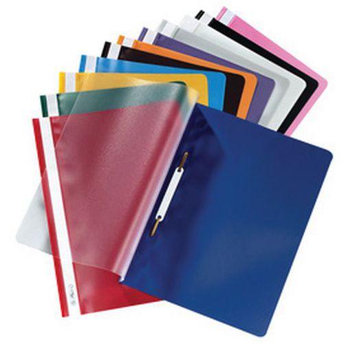 Illustration de : Chemise à lamelles, A4, polypropylène