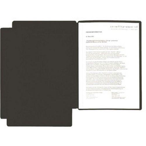 Lot de 6 Chemise de présentation / candidature "Star", A4, noir thumbnail image 1