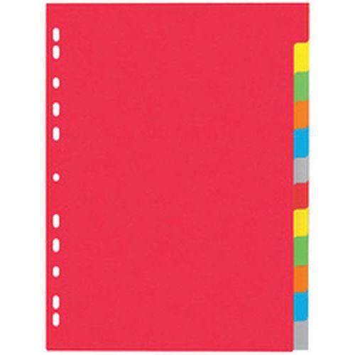 Illustration de : Intercalaires en carton, sans couverture, A4