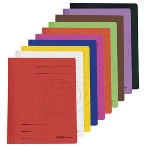 Illustration de : Chemise à lamelles easyorga, A4, carte lustrée