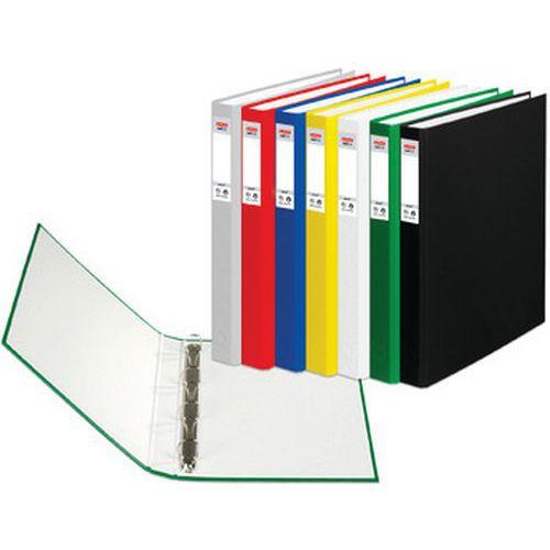 Lot de 6 Classeur à anneaux maX.file protect, A4, 4 anneaux, vert thumbnail image 1