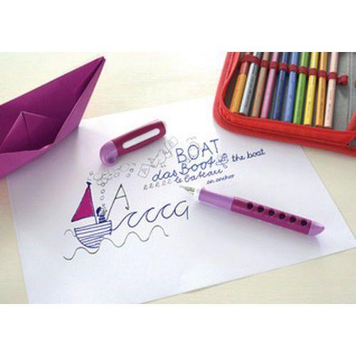 Lot de 6 Stylo plume éducatif Scribolino, mûre thumbnail image 1