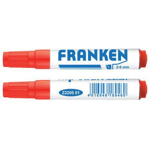 Lot de 12 Marqueur pour chevalet, tracé: 2-6 mm, rouge thumbnail image 1