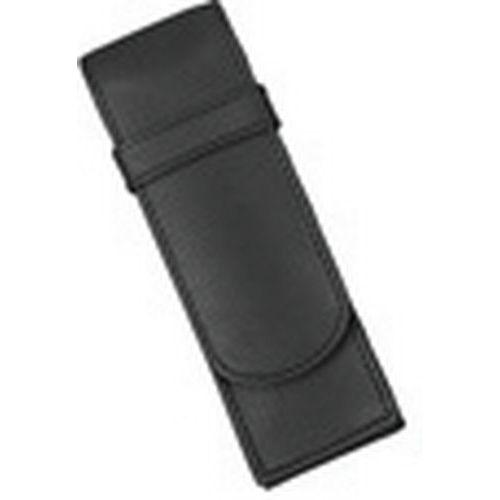Lot de 6 Etui pour stylos, pour 2 stylos, cuir, noir thumbnail image 1