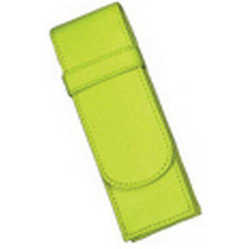 Lot de 6 Etui pour stylos, pour 2 stylos, cuir, vert clair thumbnail image 1