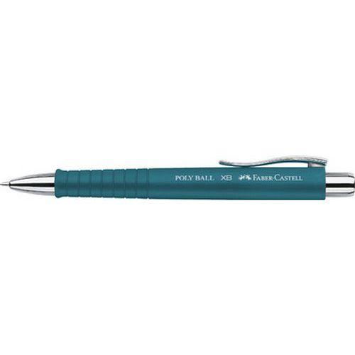 Lot de 6 Stylo à bille rétractable POLY BALL XB,pétrole thumbnail image 1