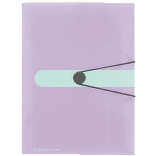 Lot de 6 Chemise à rabats easyorga to go Pastel, A4, lilas thumbnail image 1