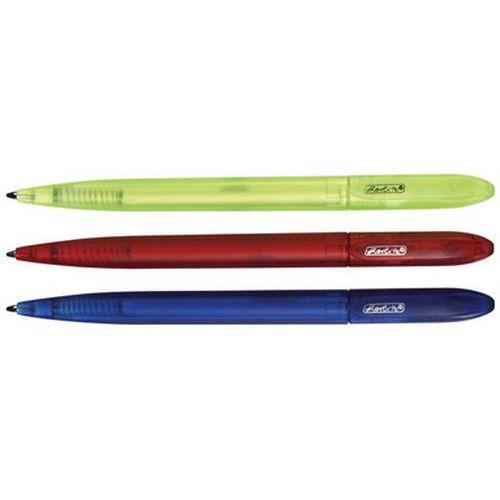 Set de 6 Stylo à bille Frosted, couleur de tracé: bleu (x3 assortis) thumbnail image 1