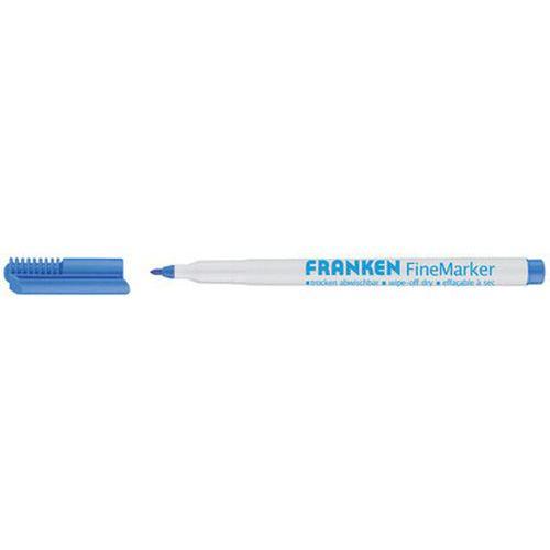 Lot de 12 Marqueur FineMarker, largeur de tracé: 1-2 mm, bleu thumbnail image 1