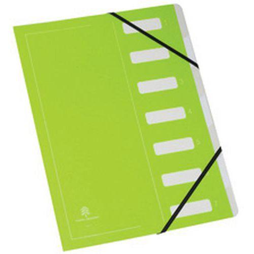 Lot de 6 Trieur série 122 "Flashy", 7 compartiments, vert thumbnail image 1