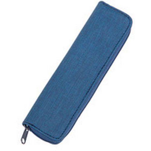 Lot de 6 Etui à stylo, pour 2 stylos, bleu thumbnail image 1