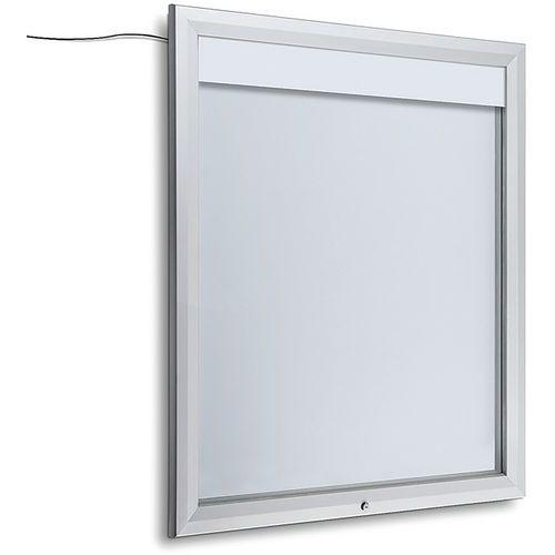 Vitrine d´extérieur, verrouillable, bandeau lumineux LED thumbnail image 1