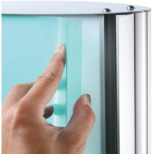 Illustration de : Totem d´affichage galbé lumineux_Jansen Display