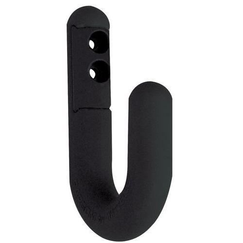 Patère simple Parkid - pièce de fixation - vis bois - noir thumbnail image 1