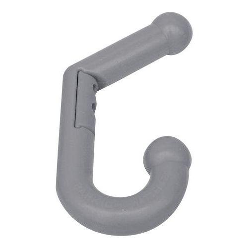 Patère double Parkid - pièce de fixation - vis bois - gris thumbnail image 1