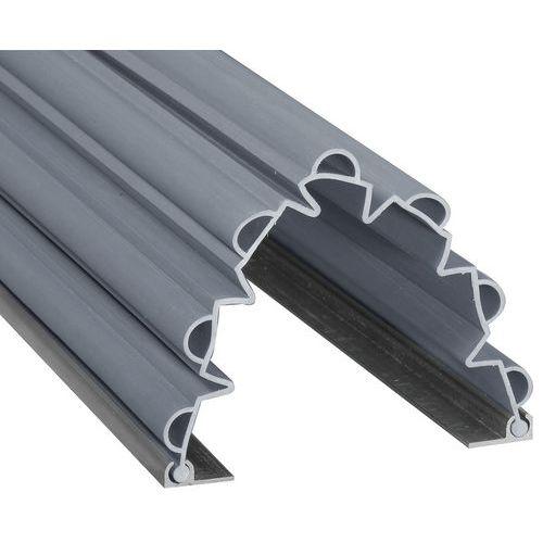Anti-pince doigts Garomin angle jusqu'à 90° - 1,40 m + rails - gris thumbnail image 1