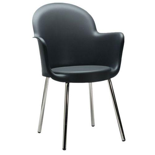 Lot 4 fauteuils Pop empilables gris anthracite thumbnail image 1